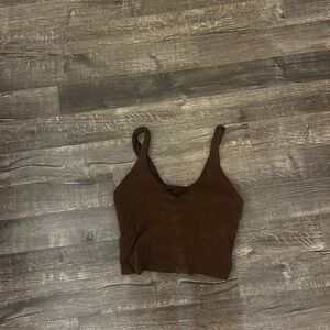 Brown lululemon align tank